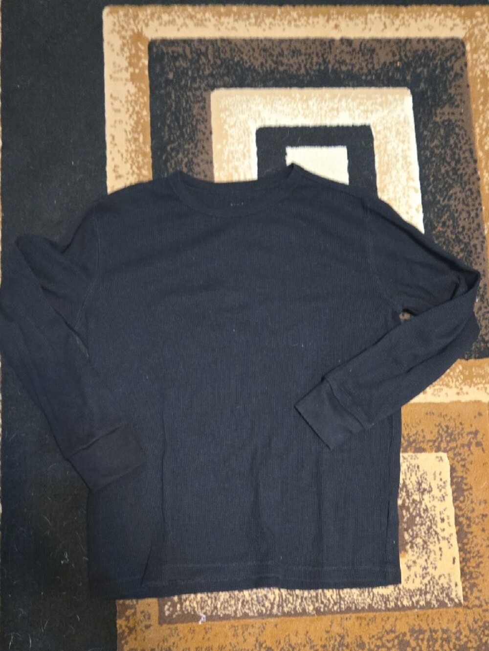 Old Navy Black Long Sleeve Thermal Top for Kids - Picture 3 of 4